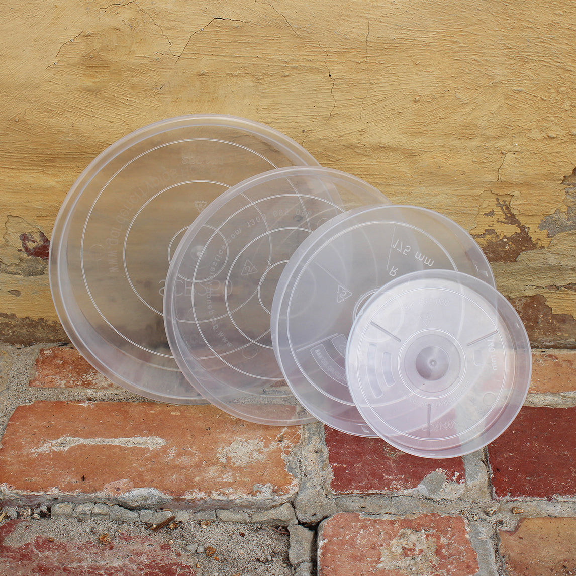 Clear Plastic Saucer 200mm