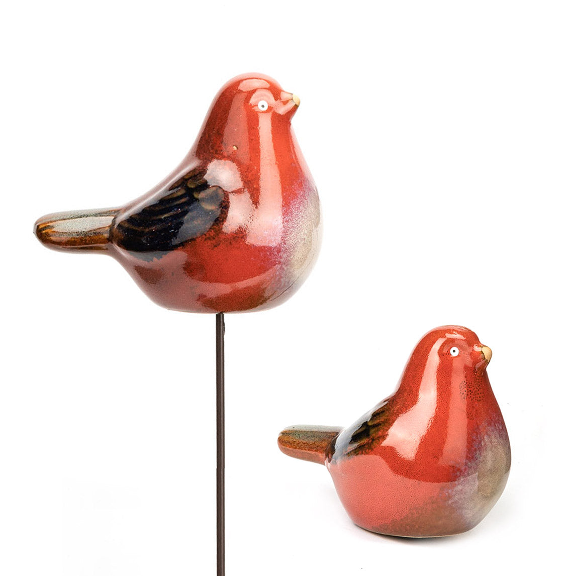 Ceramic Bird on a Stick