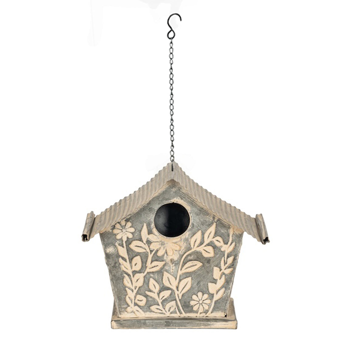 Flower Zinc Bird House