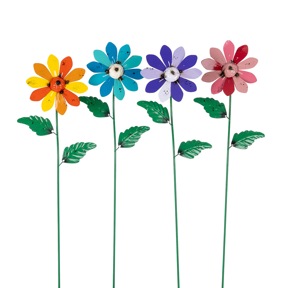 Colourful Industrial Daisy - Set of 4