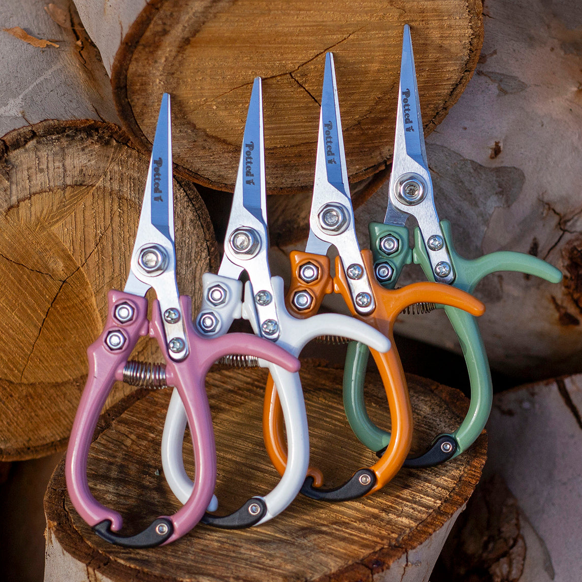 Carbon Steel Plant Snip – White