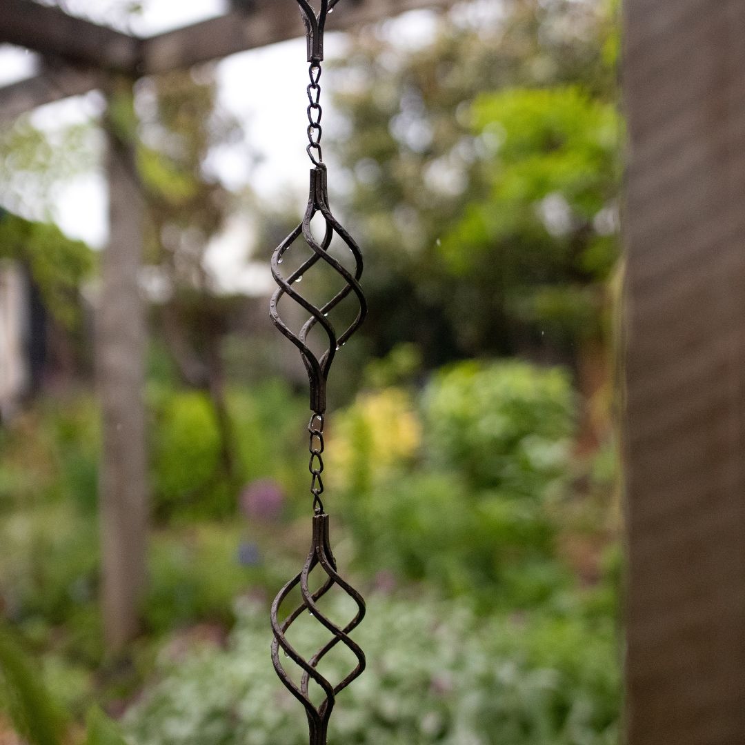 Decorative Swirl Rain Chain