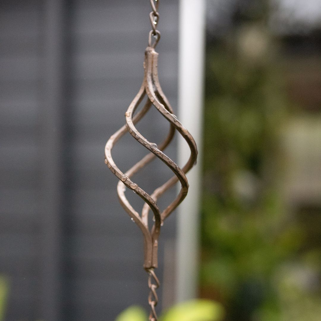 Decorative Swirl Rain Chain