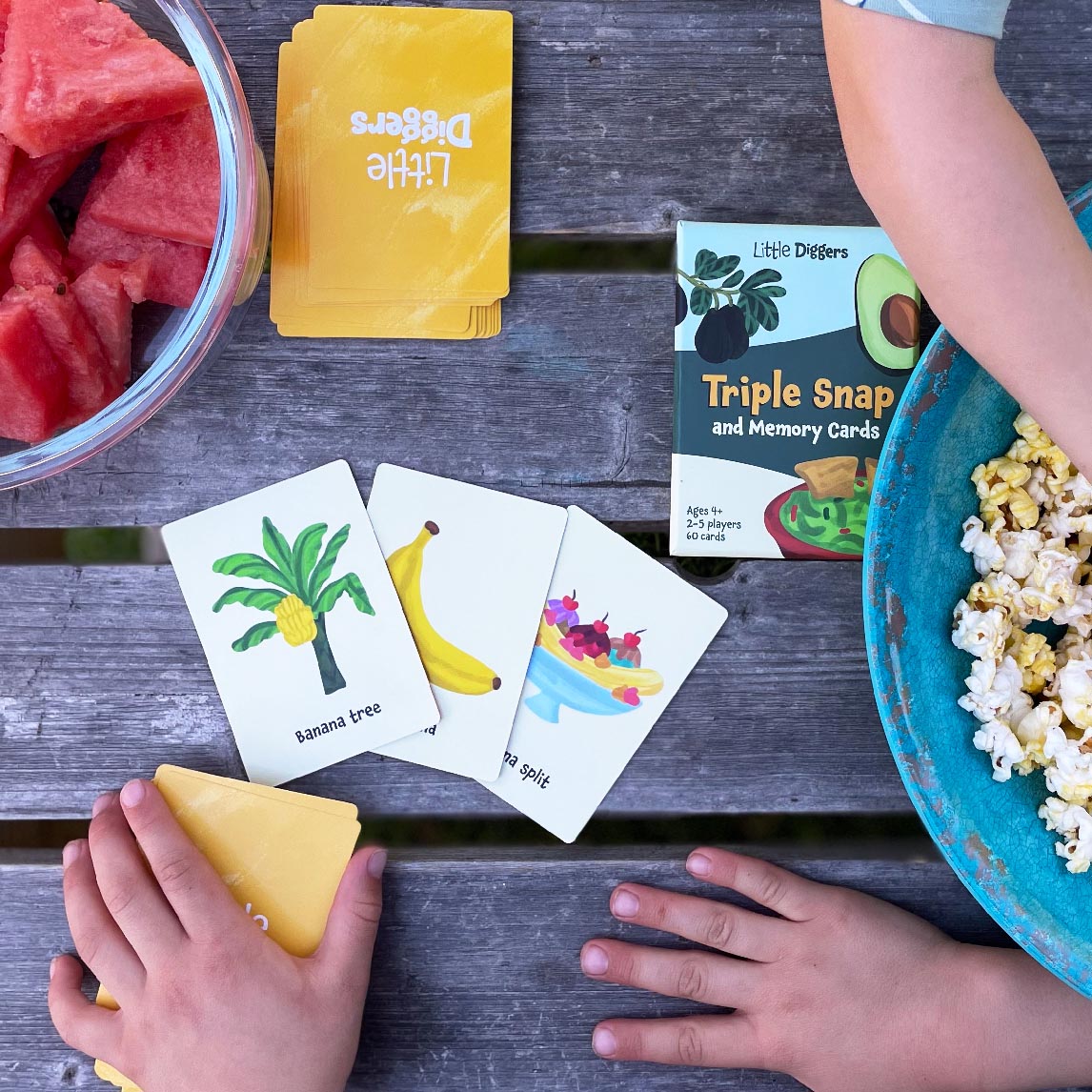 Little Diggers Triple Snap & Memory Cards