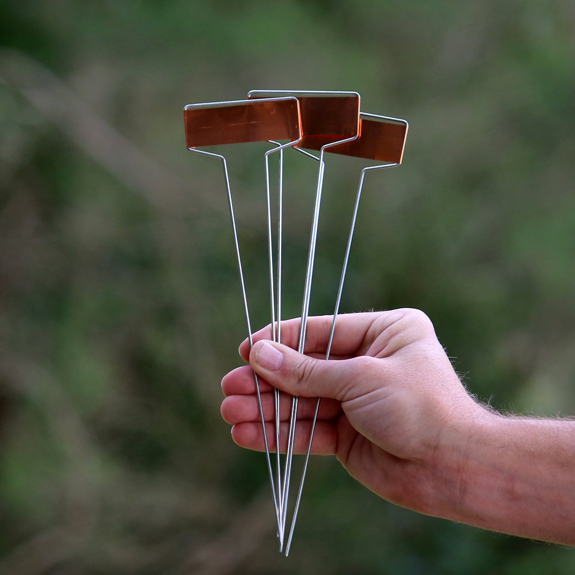 Copper Push In Plant Labels Pack Of 10