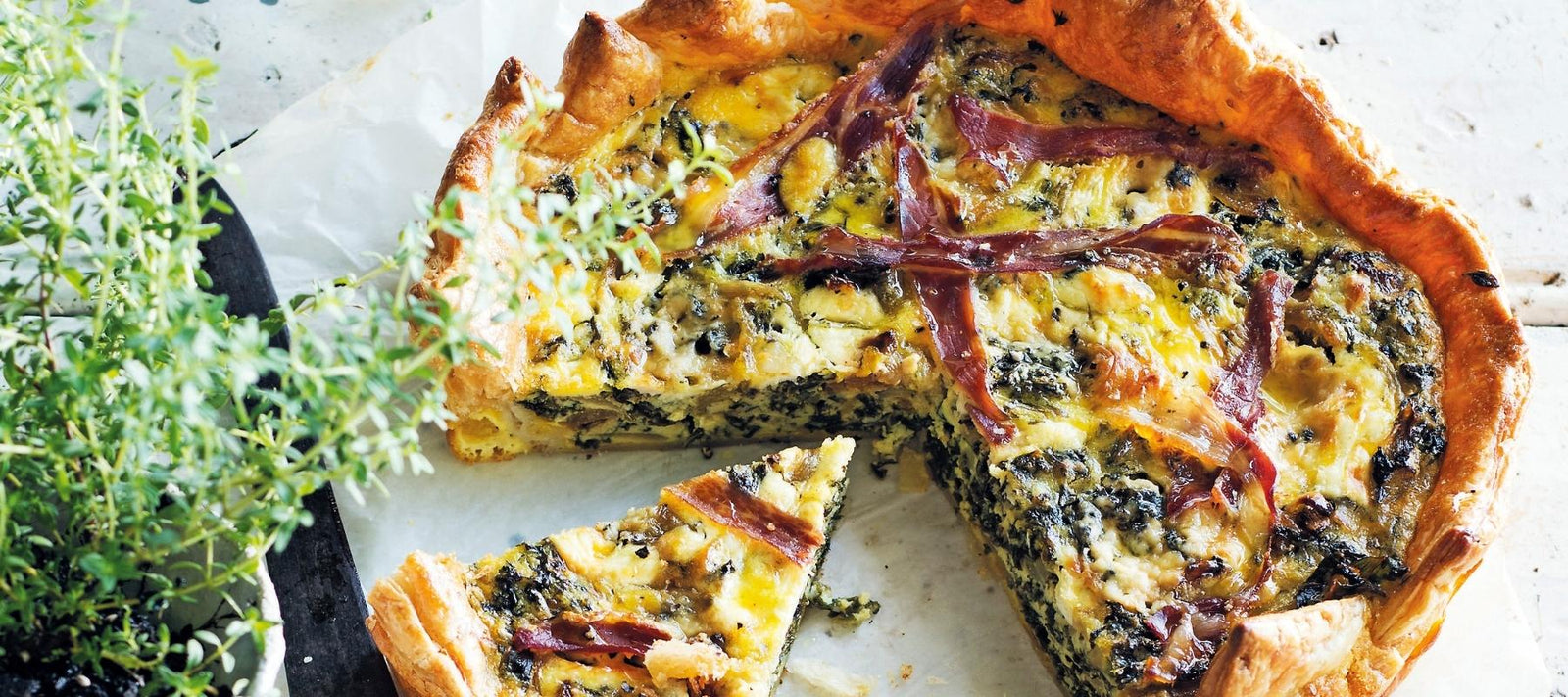 Kale and blue cheese tart - The Diggers Club