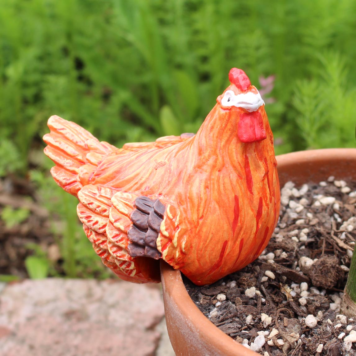 Chicken Pot Sitter - Set of 3