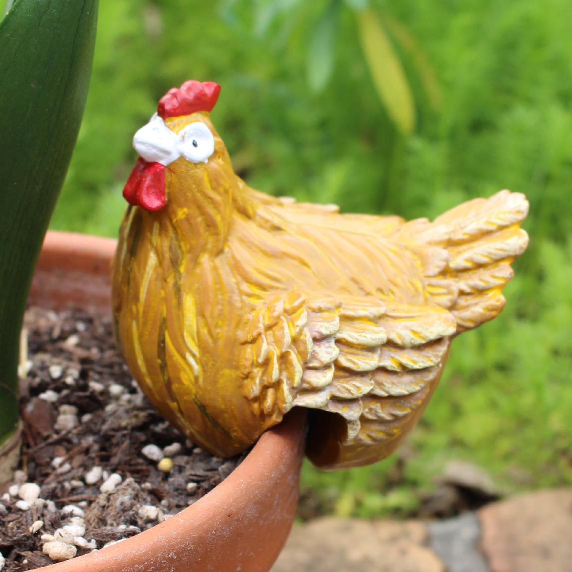 Chicken Pot Sitter - Set of 3