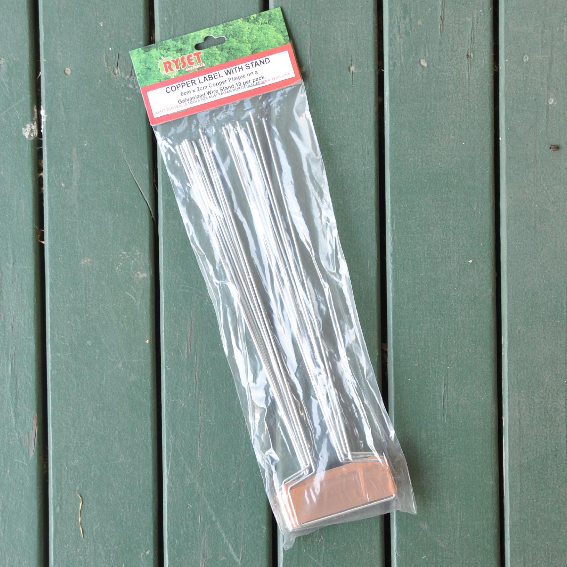 Copper Push In Plant Labels  Pack Of 10