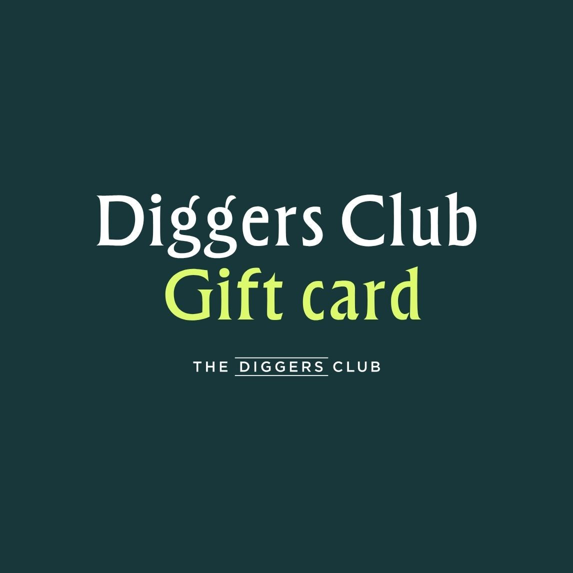 Diggers Gift Cards