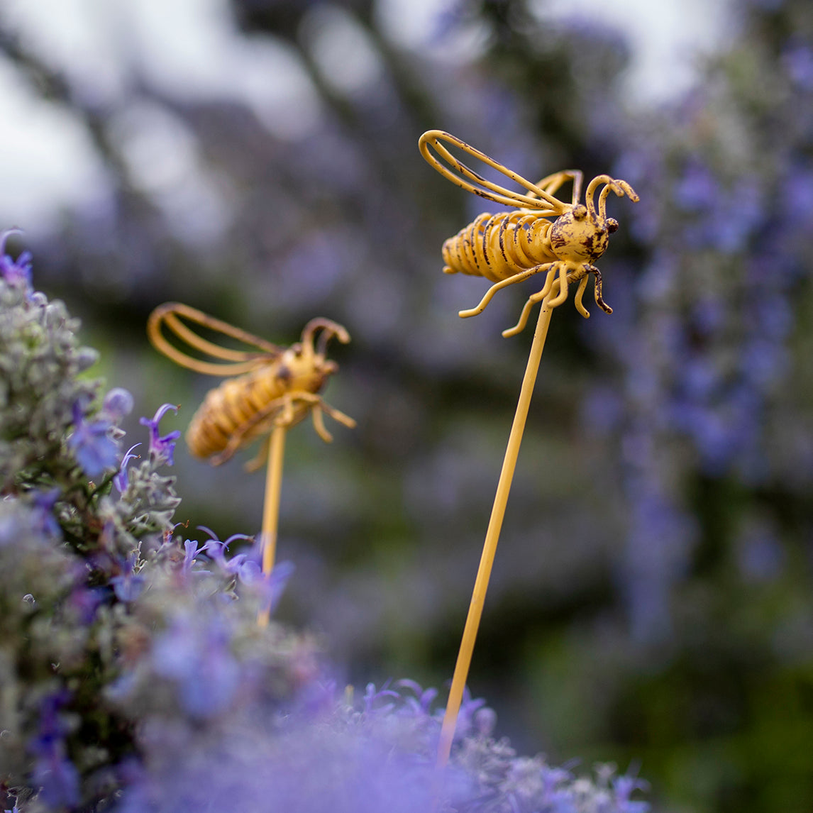 Wire Bee on a Stick