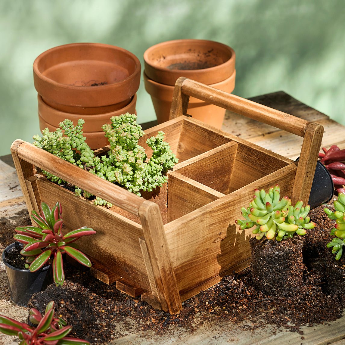 Recycled Timber Trug - 4 Square