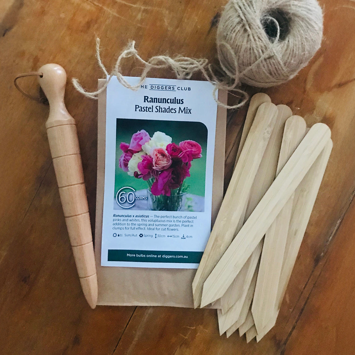 Cut Flower Bundle- Ranunculus Pastel Shades (60 Corms)