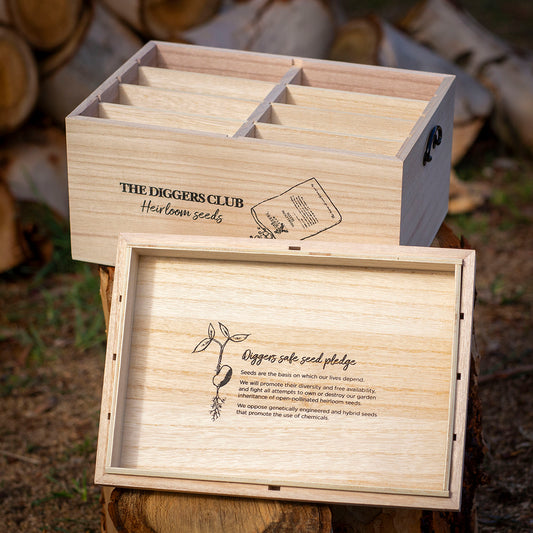 Diggers Wooden Seed Box