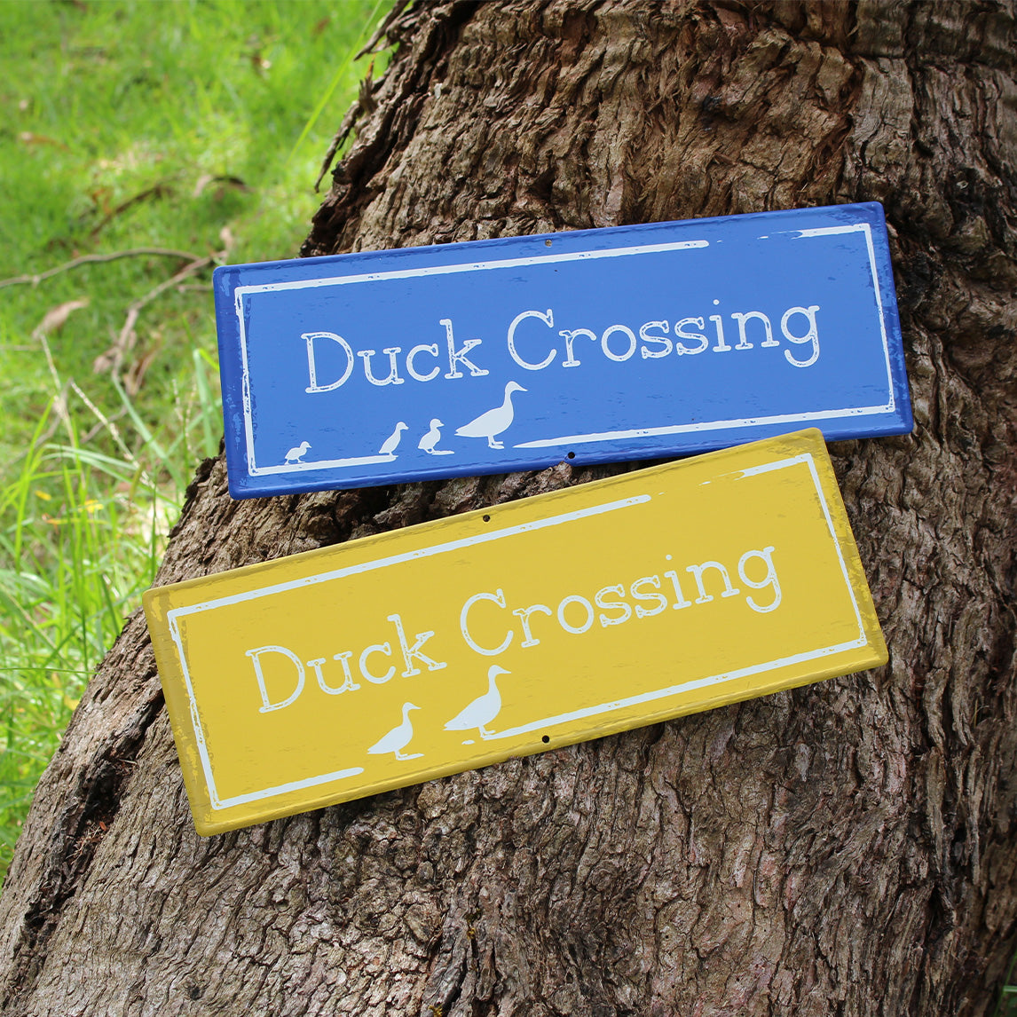 Metal Garden Sign - Duck Crossing