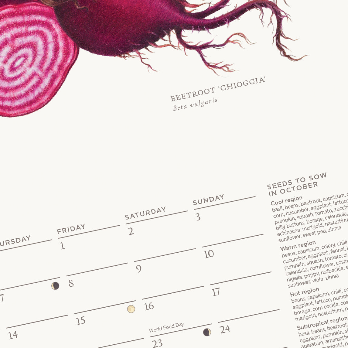Diggers Heirloom Calendar 2027