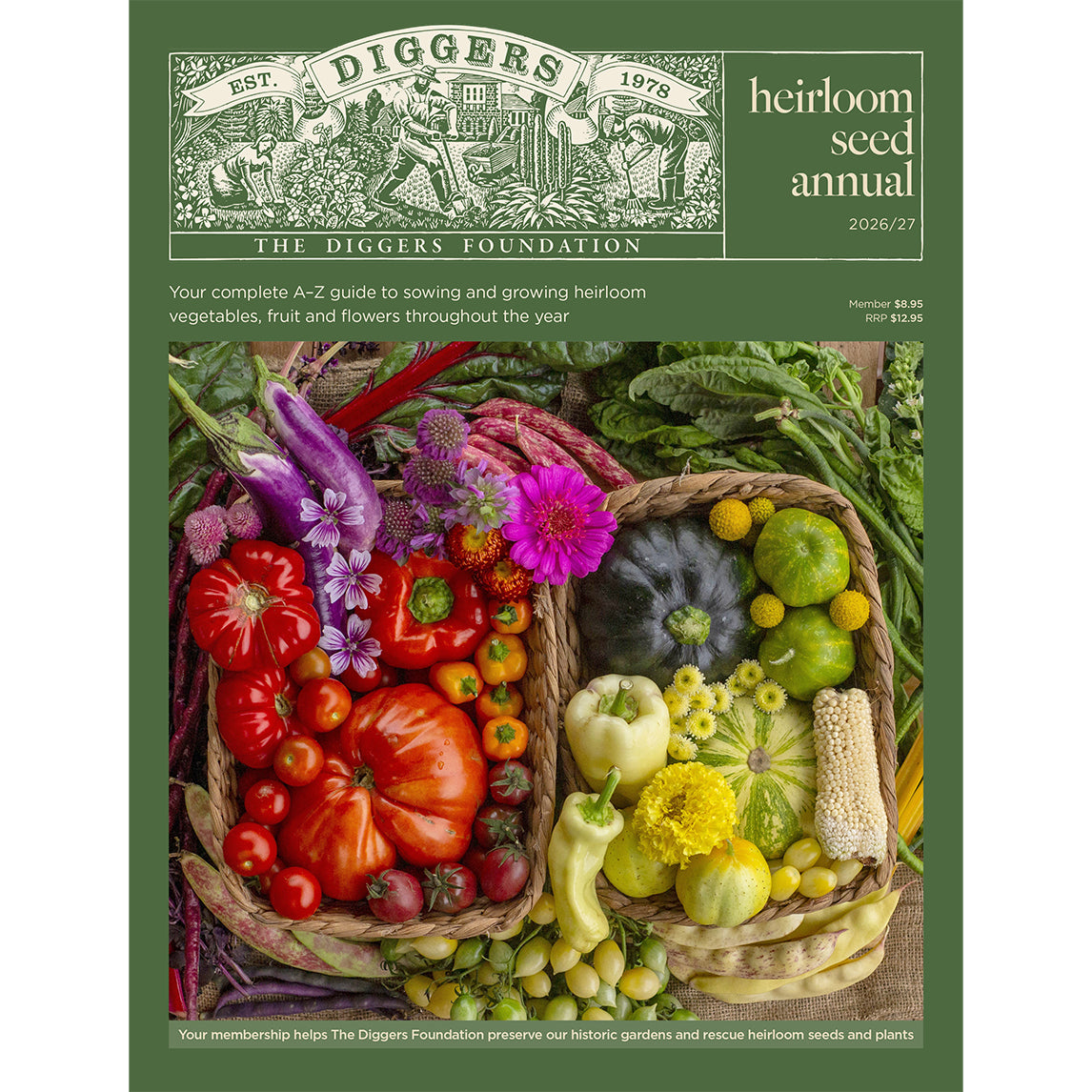 The Diggers Club- Heirloom Seed Annual 2026/27