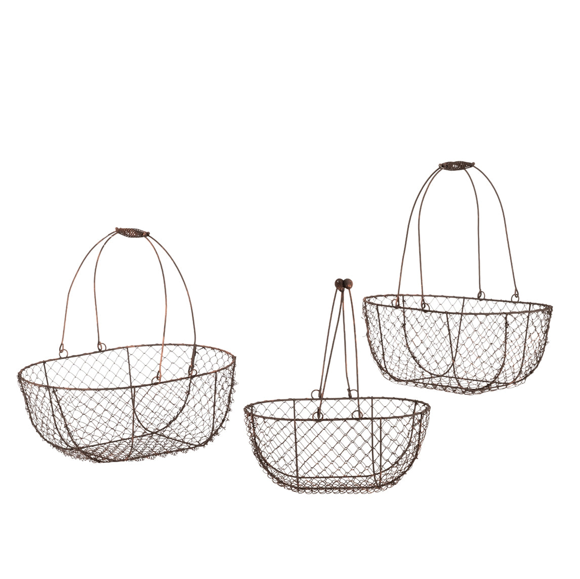 Rounded Metal Basket - various sizes