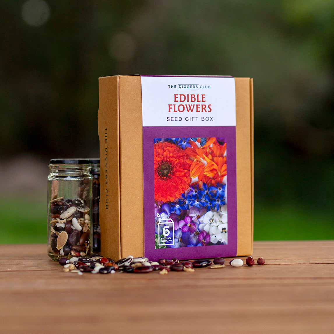 Edible Flowers Seed Gift Box
