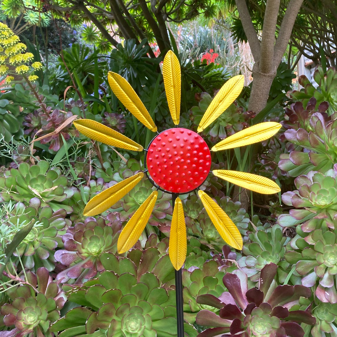 Sunflower Wind Spinner