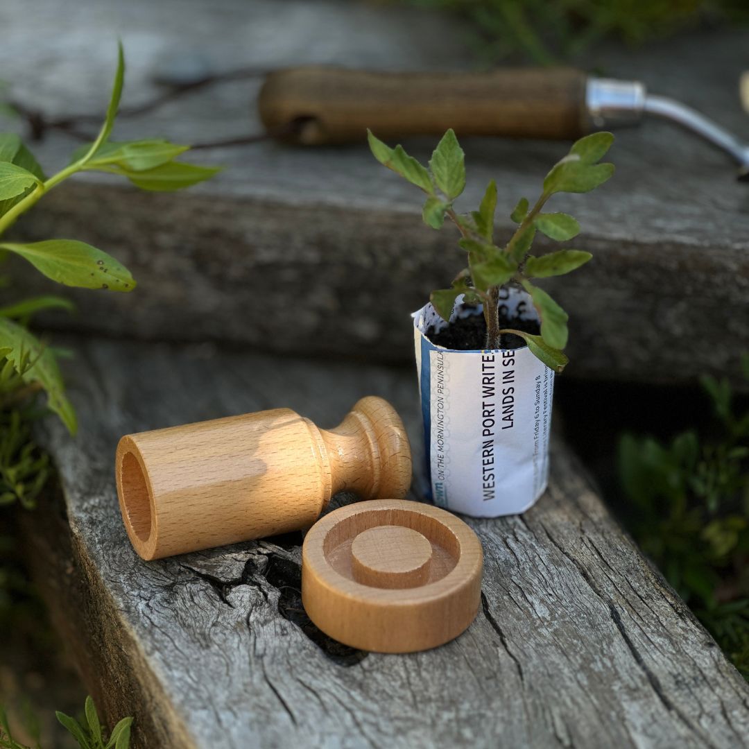 wooden newspaper plant pot maker Wooden Paper Pot Maker