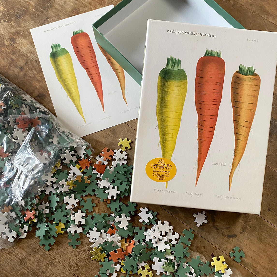 John Derian - Three Carrots 1,000-Piece Puzzle