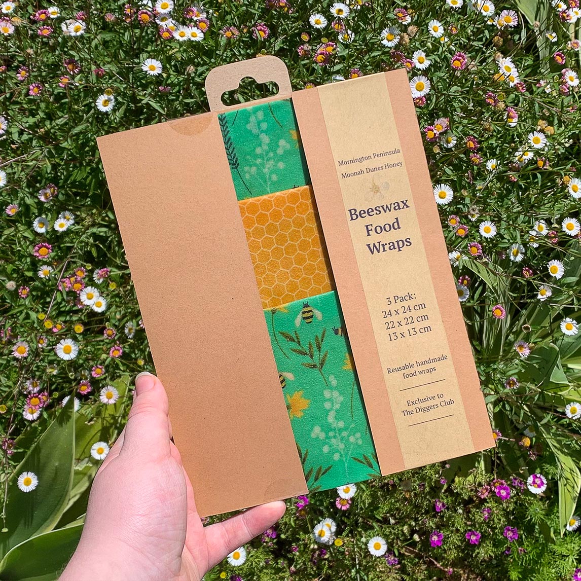 Assorted Beeswax Wraps - 3 Sizes
