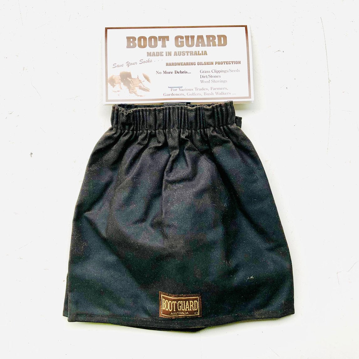 Oilskin Boot Guards - The Diggers Club