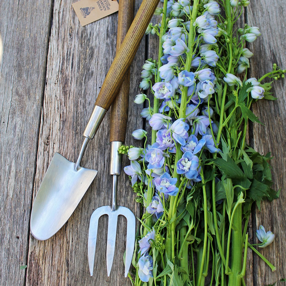 Premium Stainless Steel Border Fork & Trowel