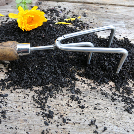 Premium Stainless Steel Hand Cultivator