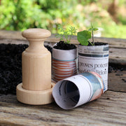 Wooden Paper Pot Maker